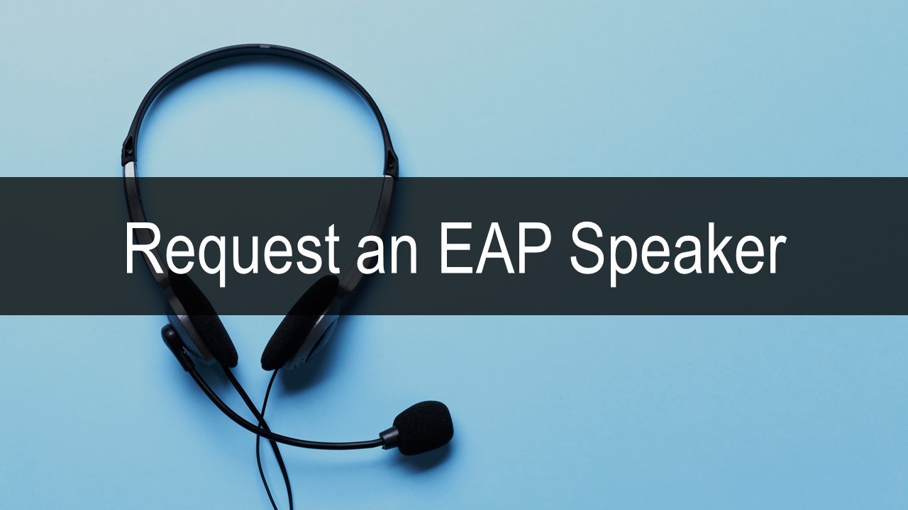 Request an EAP Speaker